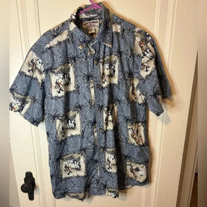 Boca Classics Hawaiian Aloha Shirt medium
